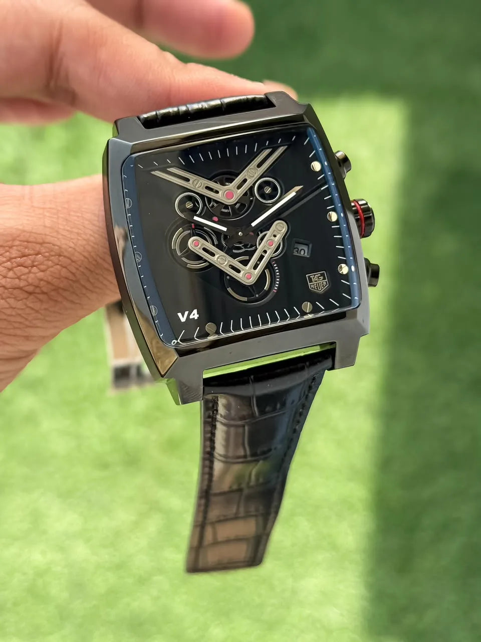 TAG Heuer V4 Black Chronograph