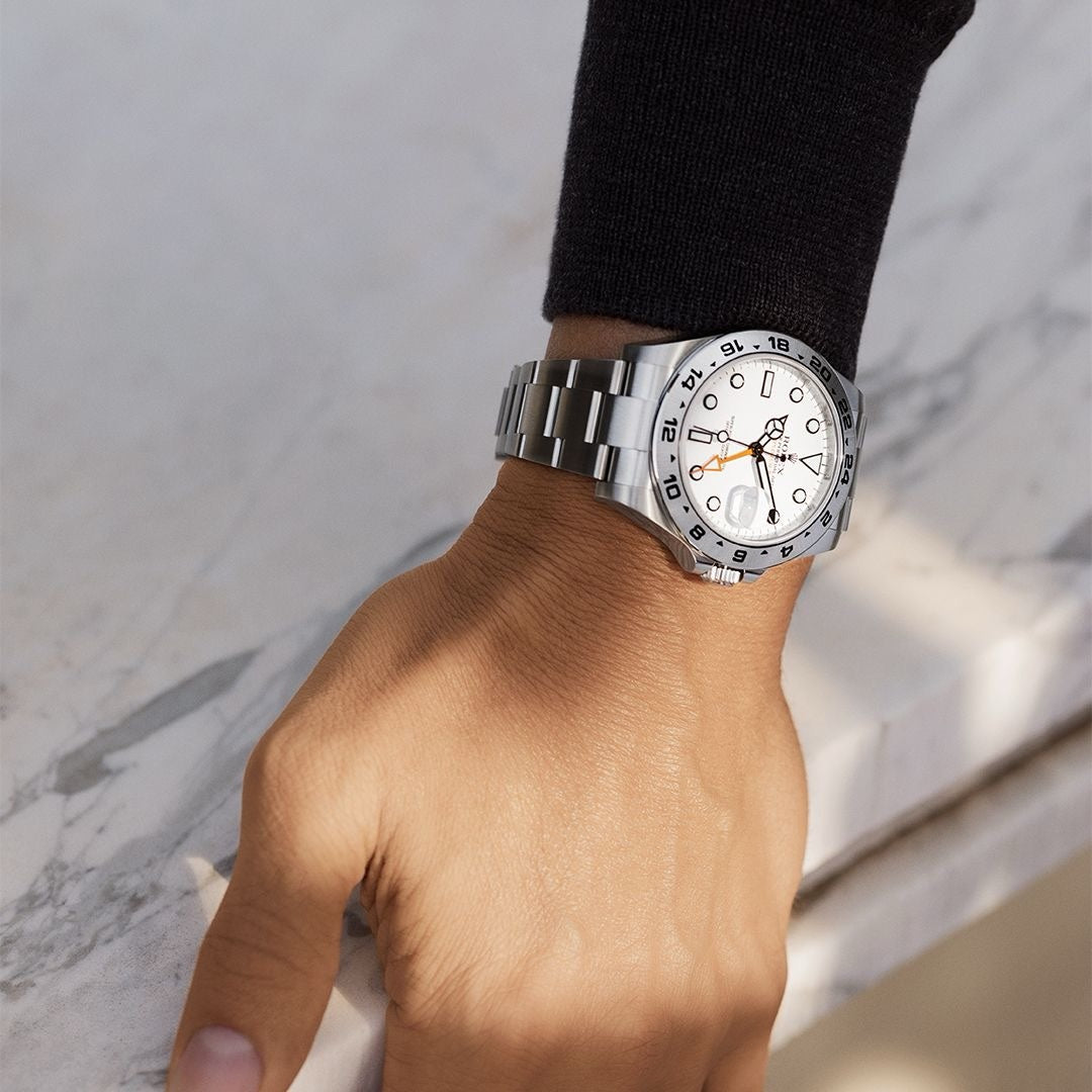 Rolex Explorer || Premiums Automatic Stainless Steel White Dial Mens Watch