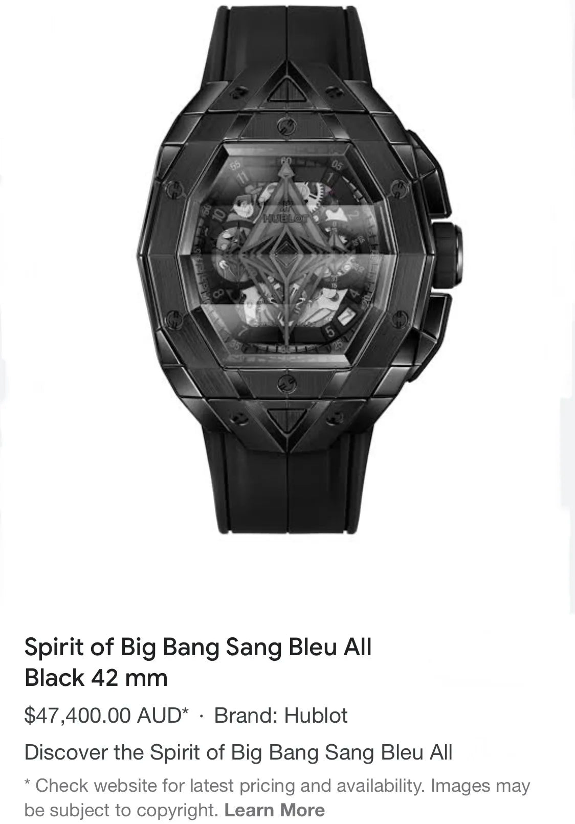 Hublot Big Bang ( Black )