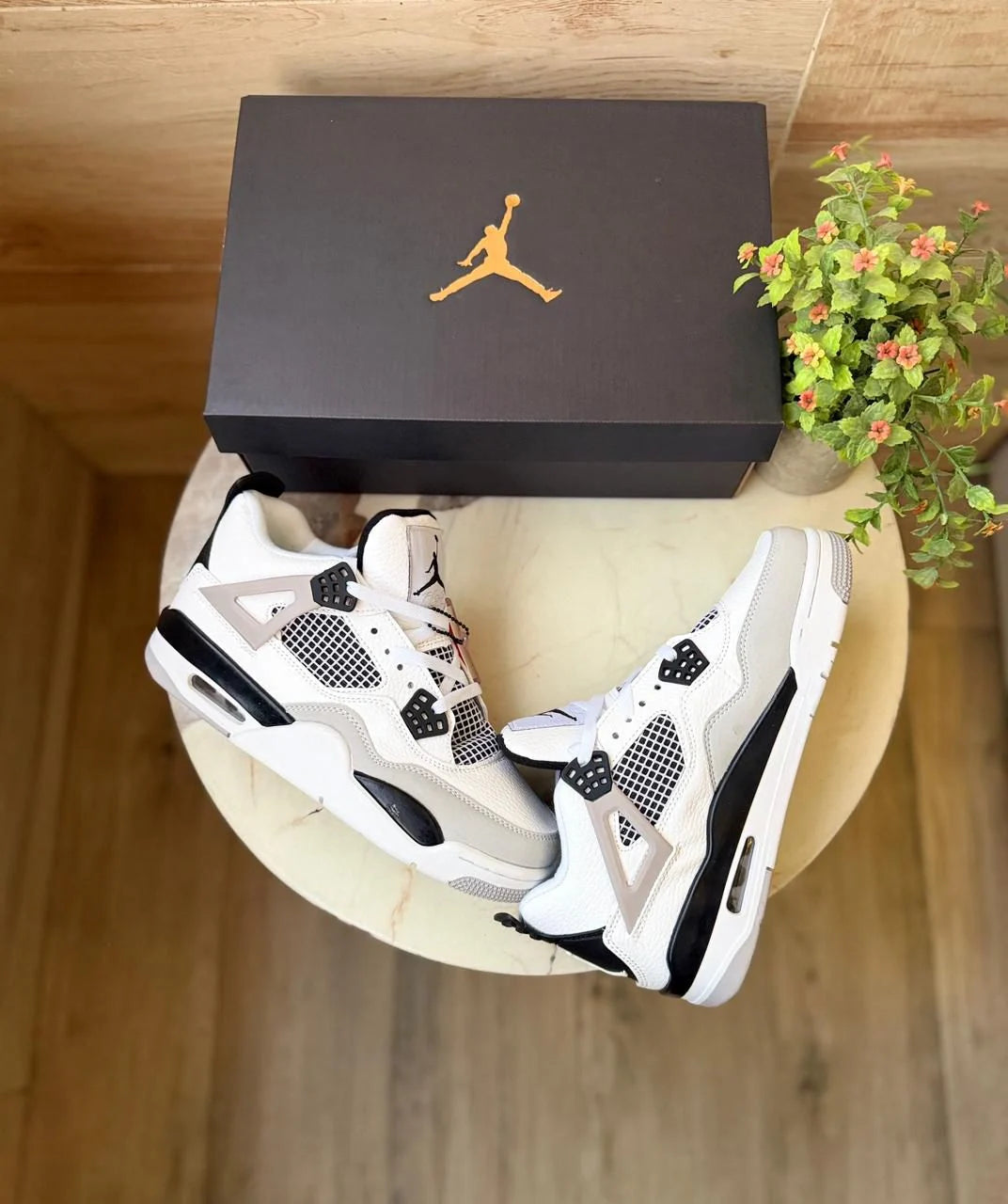 Air Jordan 4 Retro Black Army Sneakers