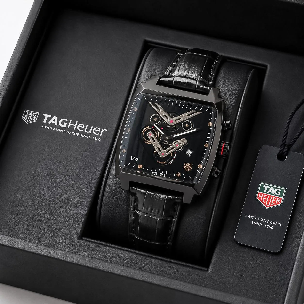 TAG Heuer V4 Black Chronograph