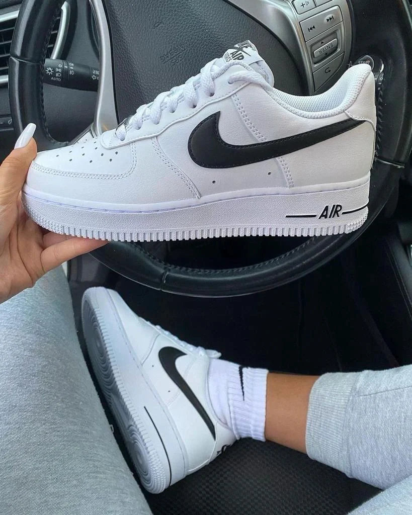 Nike Air Force Black Swoosh – Classic Design with Premium Comfort
