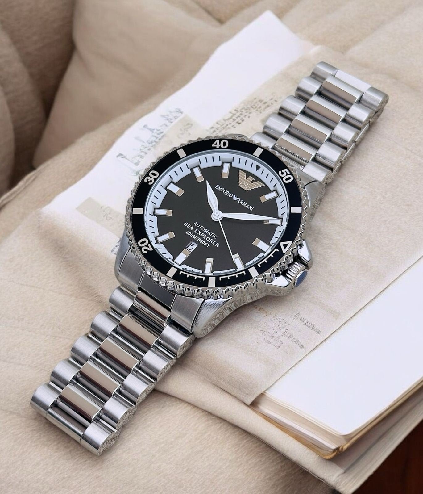 Emporio Armani Sea Explorer – Automatic Dive Watch