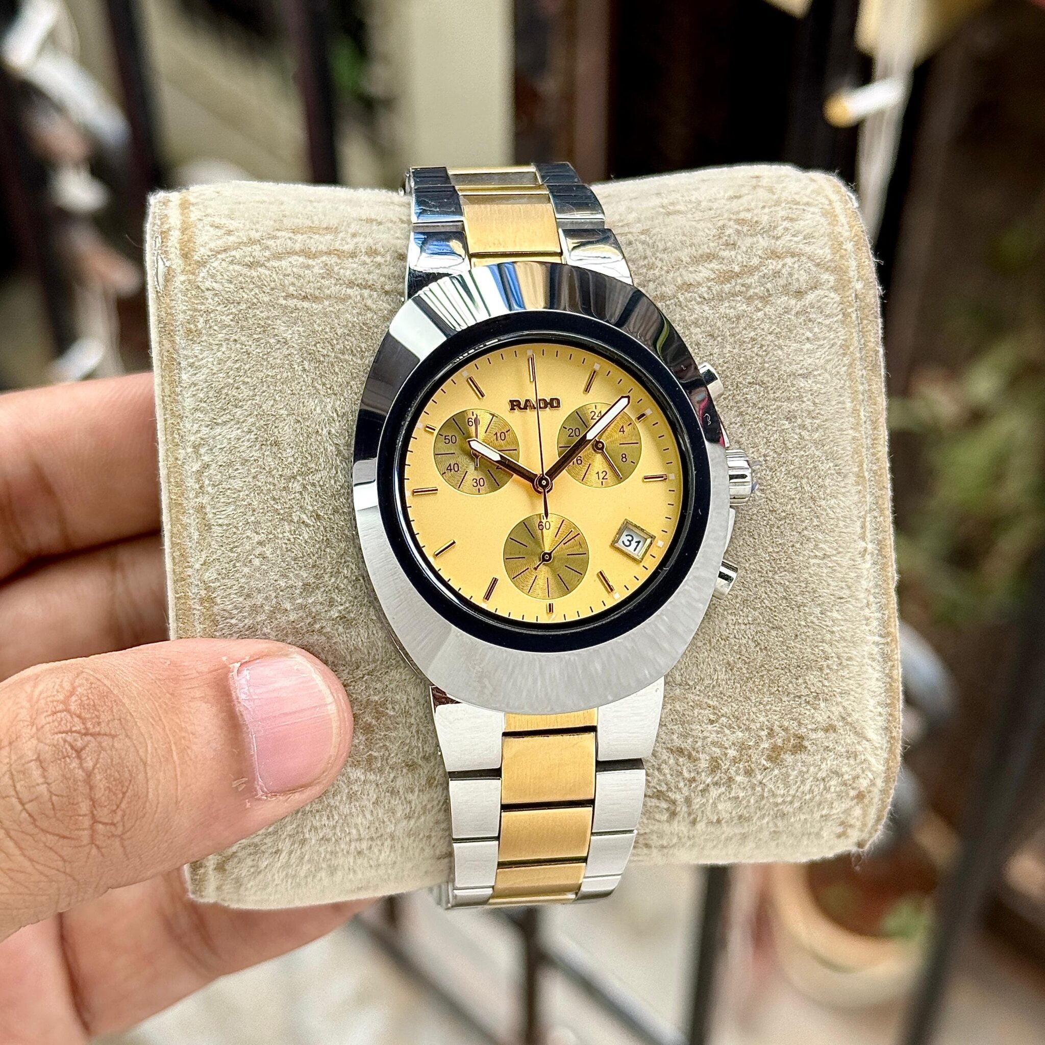 Rado Daistar Chronograph Two-Tone 44mm Watch