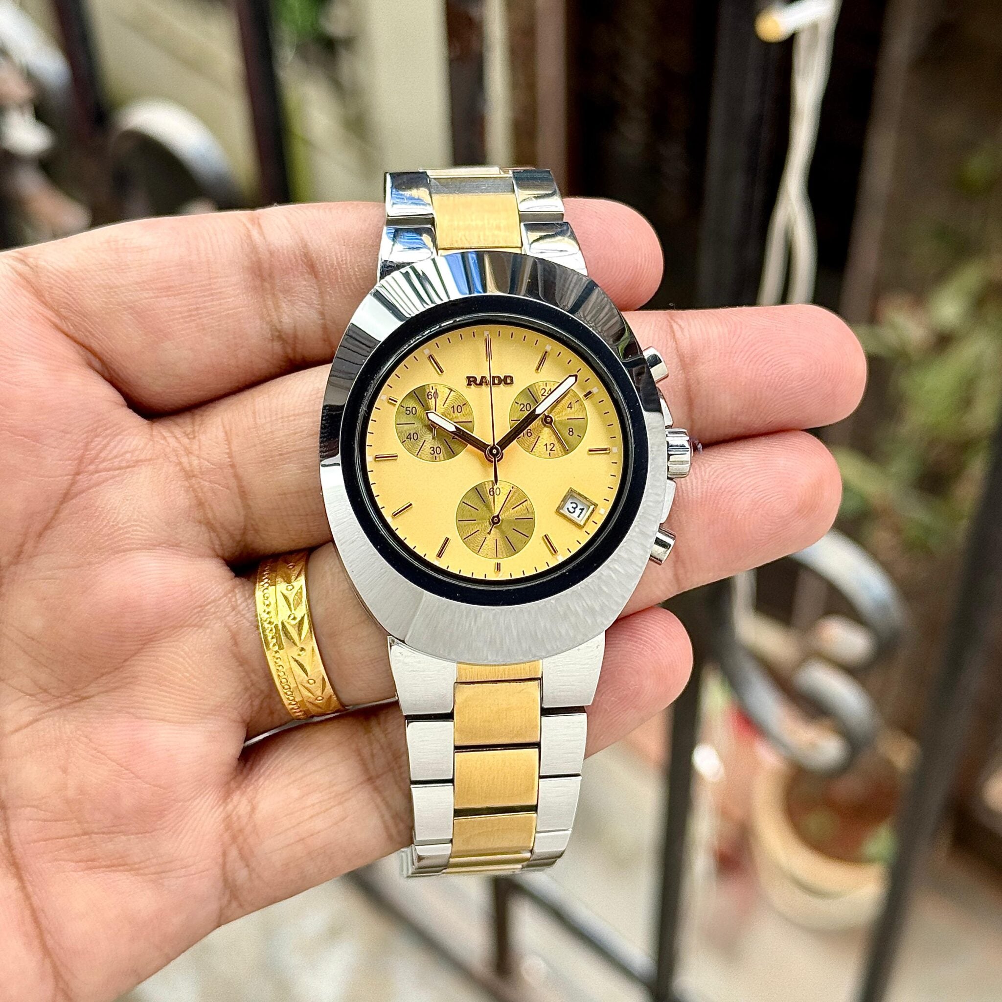Rado Daistar Chronograph Two-Tone 44mm Watch