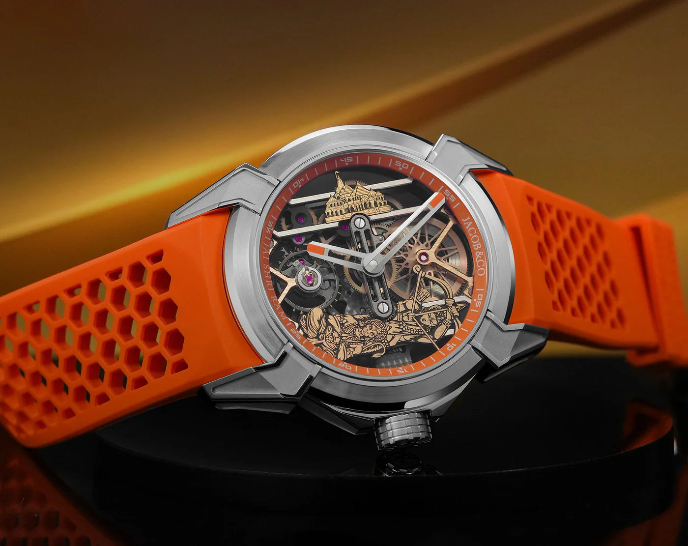 Jacob & Co Epic X Ram Janmabhoomi Rose Gold Edition Watch