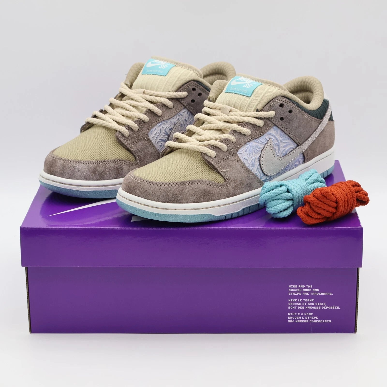 Nike SB Dunk Low Pro Big Money Savings Brown White Grey Aqua