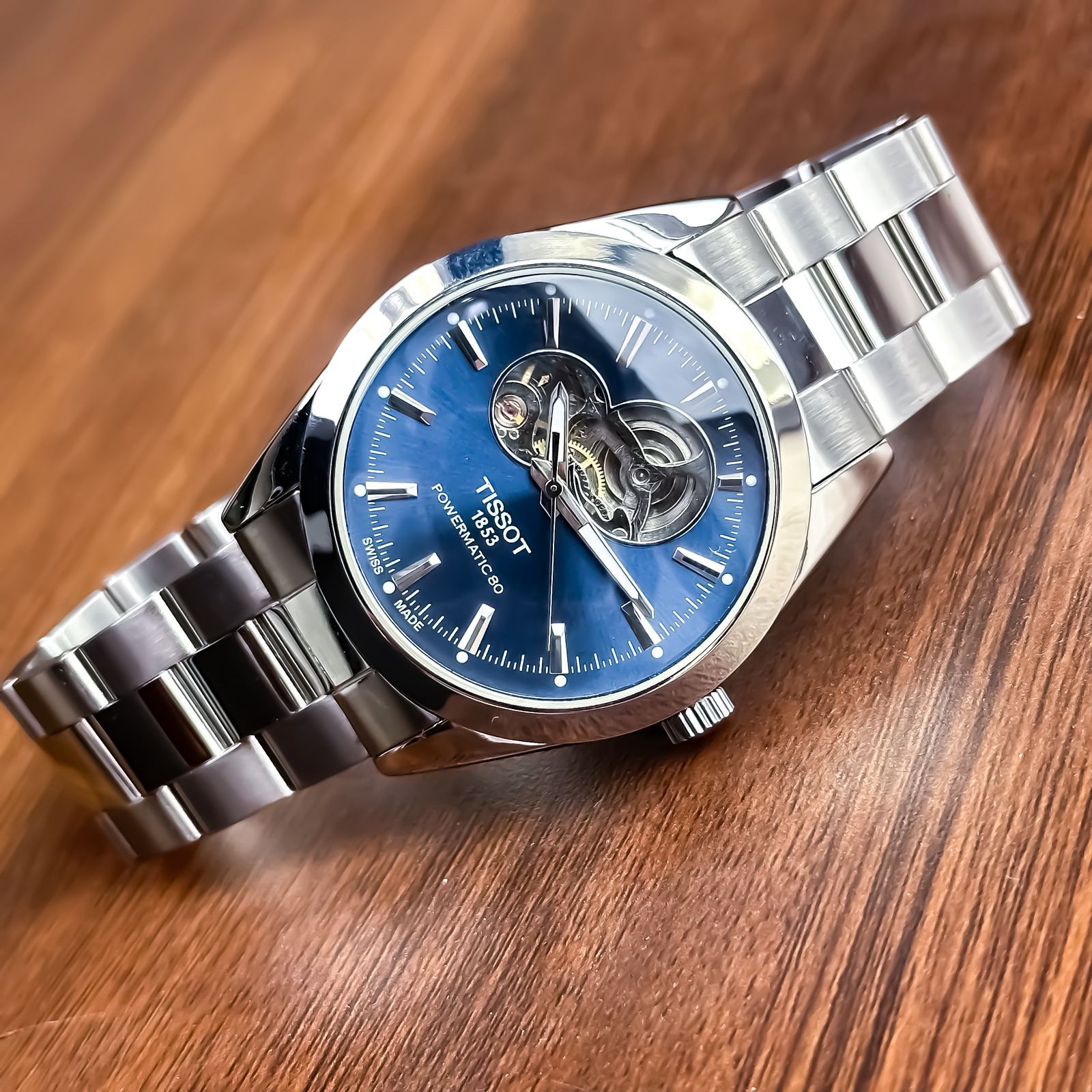 Tissot Powermatic T-Complication Open Dial Watch
